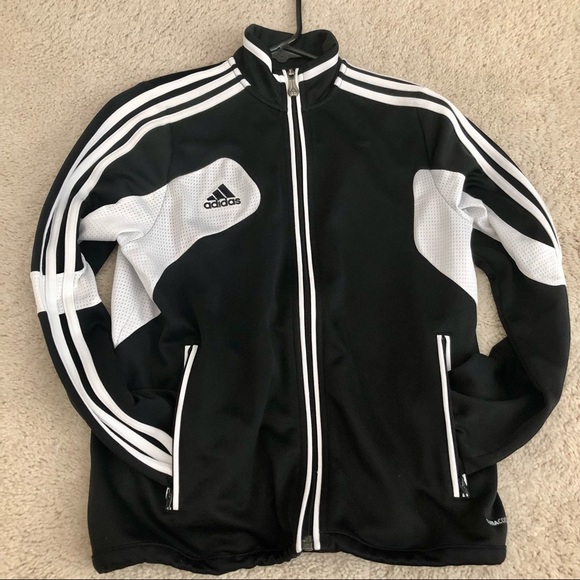 Adidas Kids Sports Zip Up ClimaCool Jacket - Picture 8 of 10